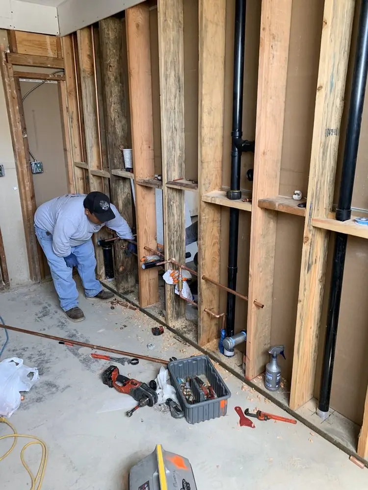 Commercial rough-in plumbing for Gas Line Repair in Ogden